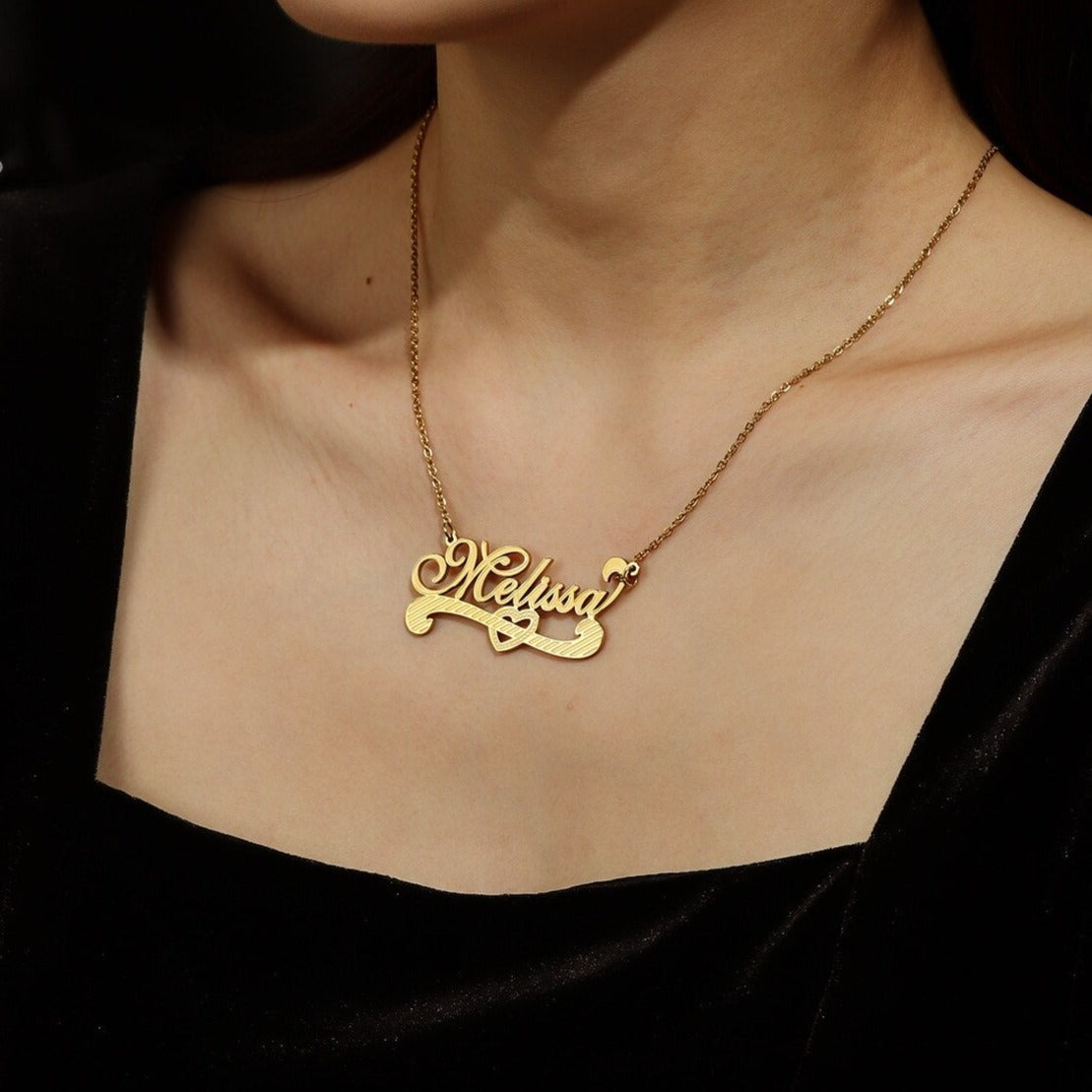 True Love Large Name Necklace