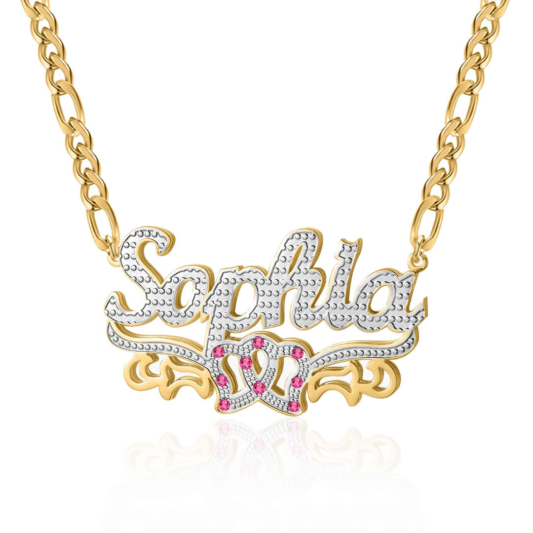 Love Forever 3D Plated Name Necklace