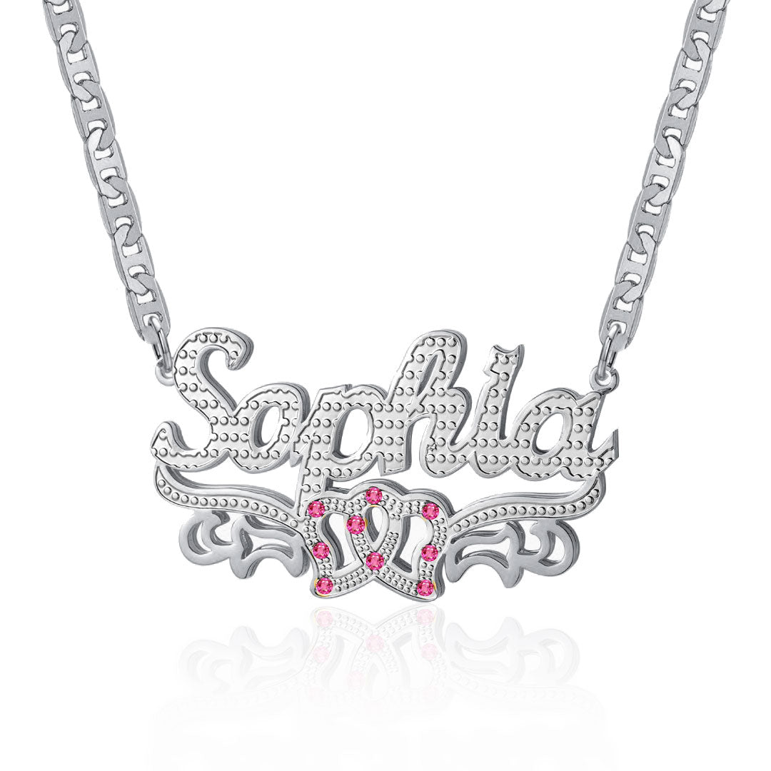 Love Forever 3D Plated Name Necklace