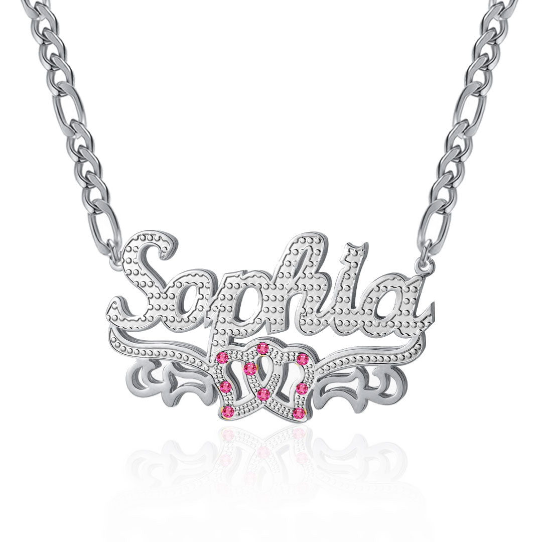 Love Forever 3D Plated Name Necklace