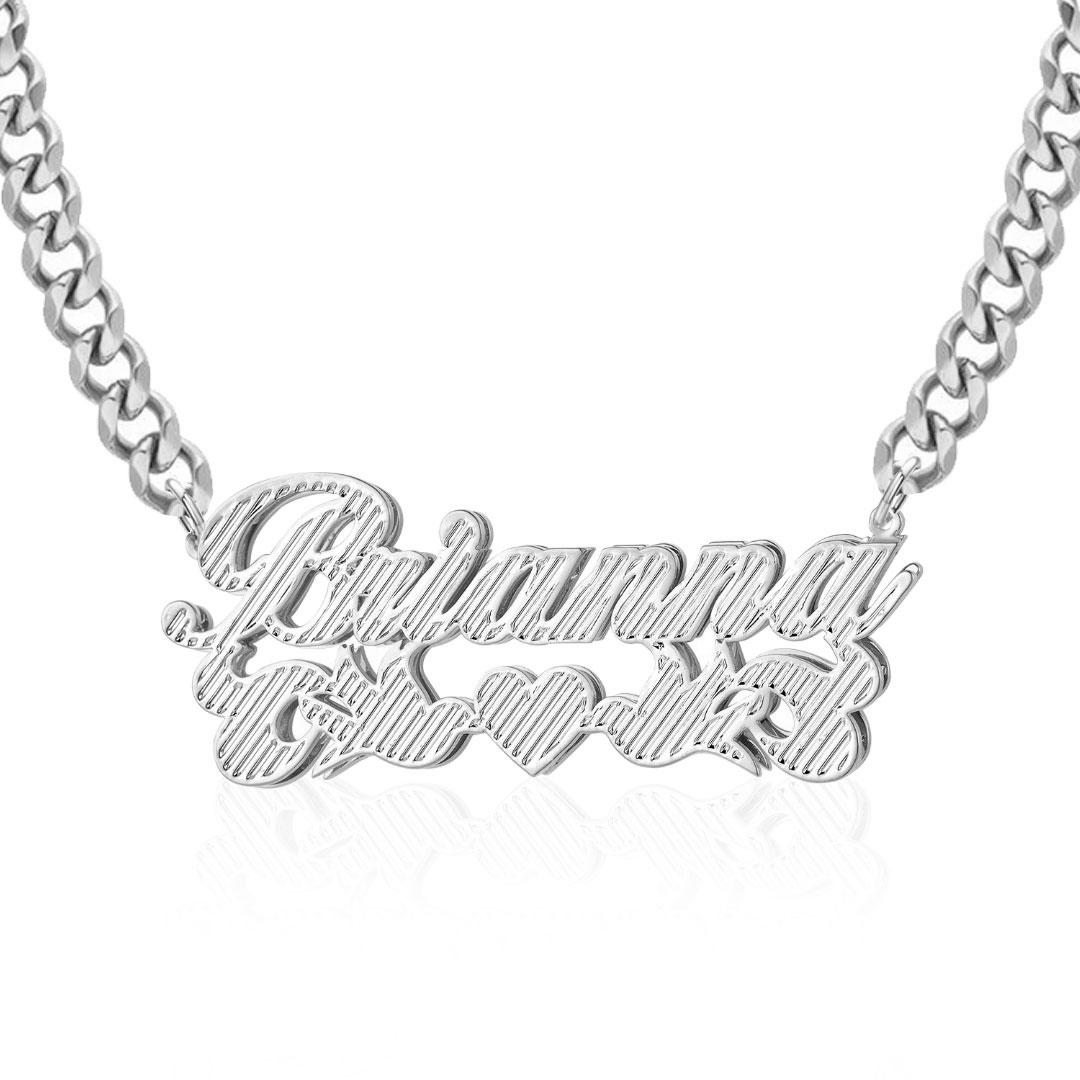 Dove 3D Plated Name Necklace