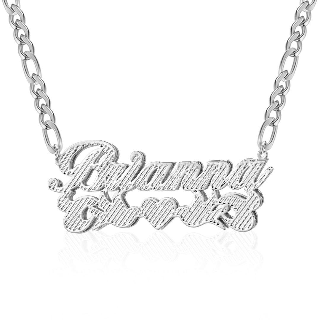 Dove 3D Plated Name Necklace