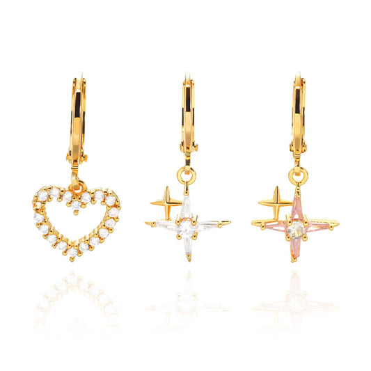 Twinkle Trio Earrings [3-Pack]