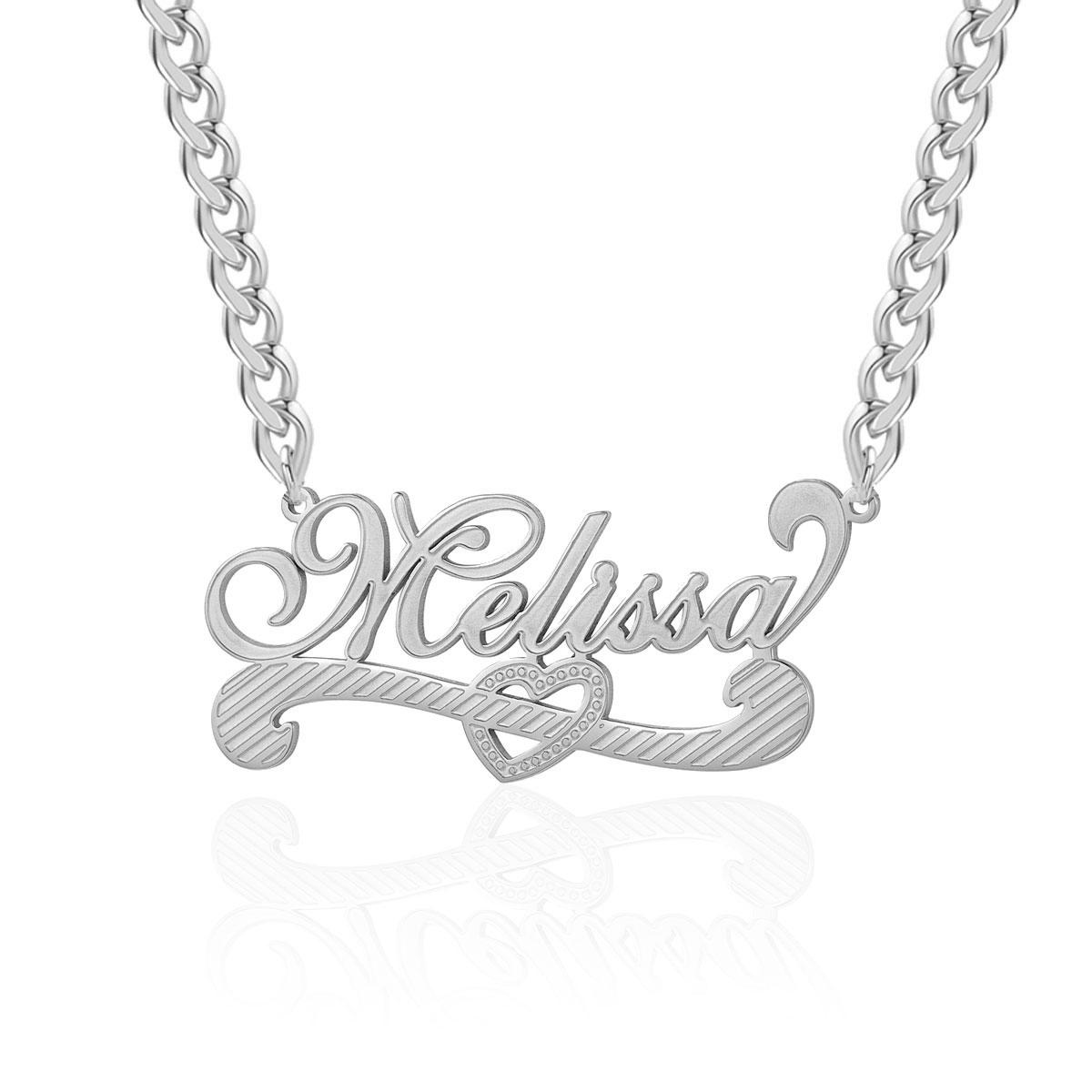 True Love Large Name Necklace