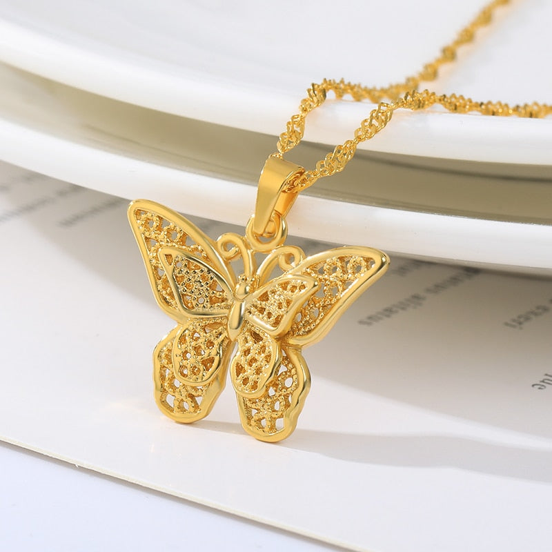 Queen Butterfly Necklace