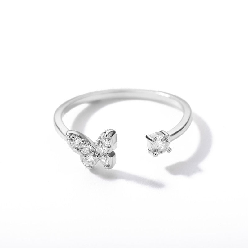 Floating Butterfly Ring