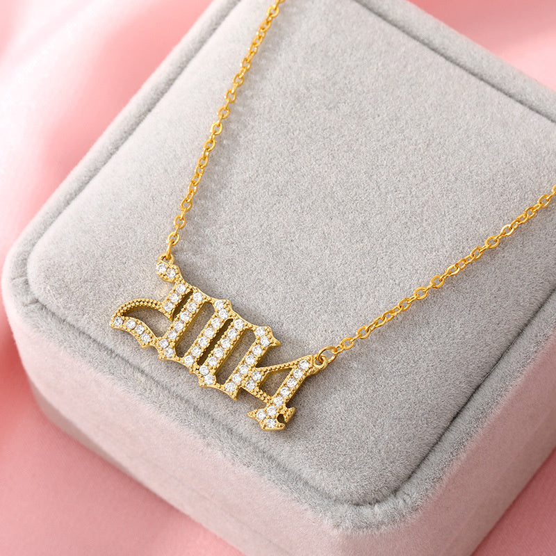 Iced Year Necklace