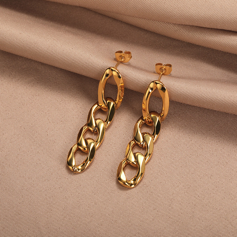 Figaro Earrings [Gold + Silver]