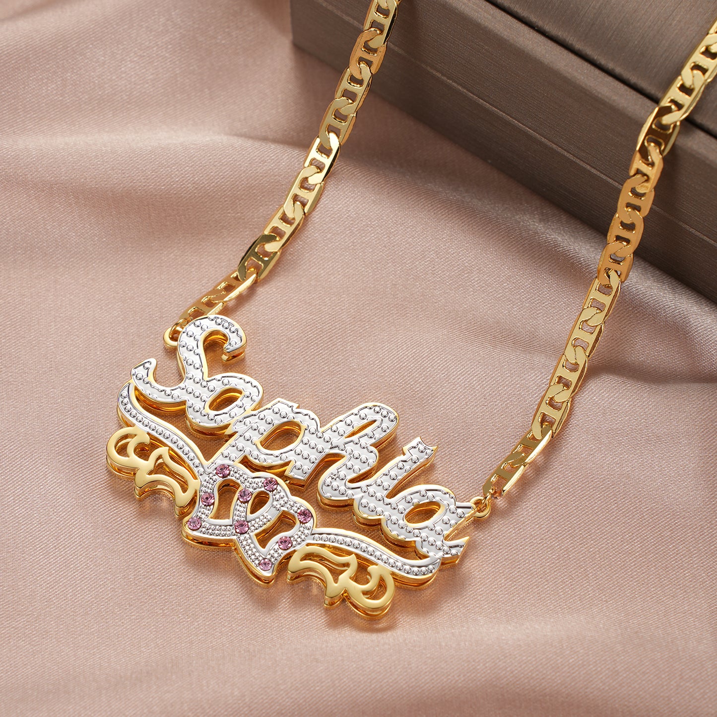 Love Forever 3D Plated Name Necklace