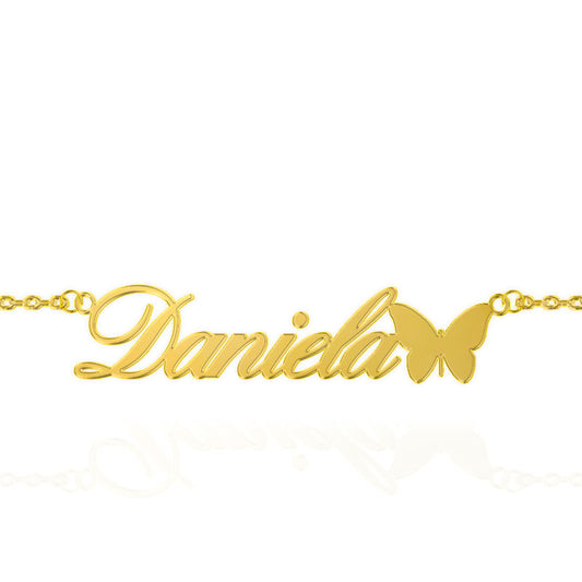 Butterfly Name Bracelet