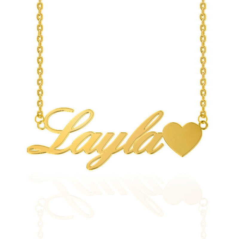 Heart Name Necklace