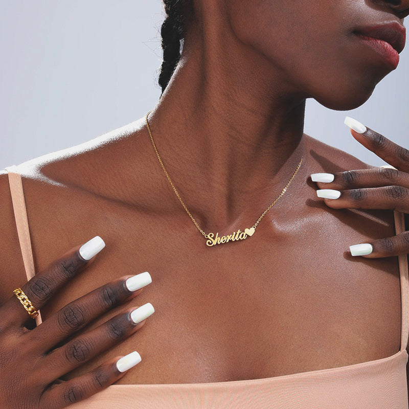 Heart Name Necklace