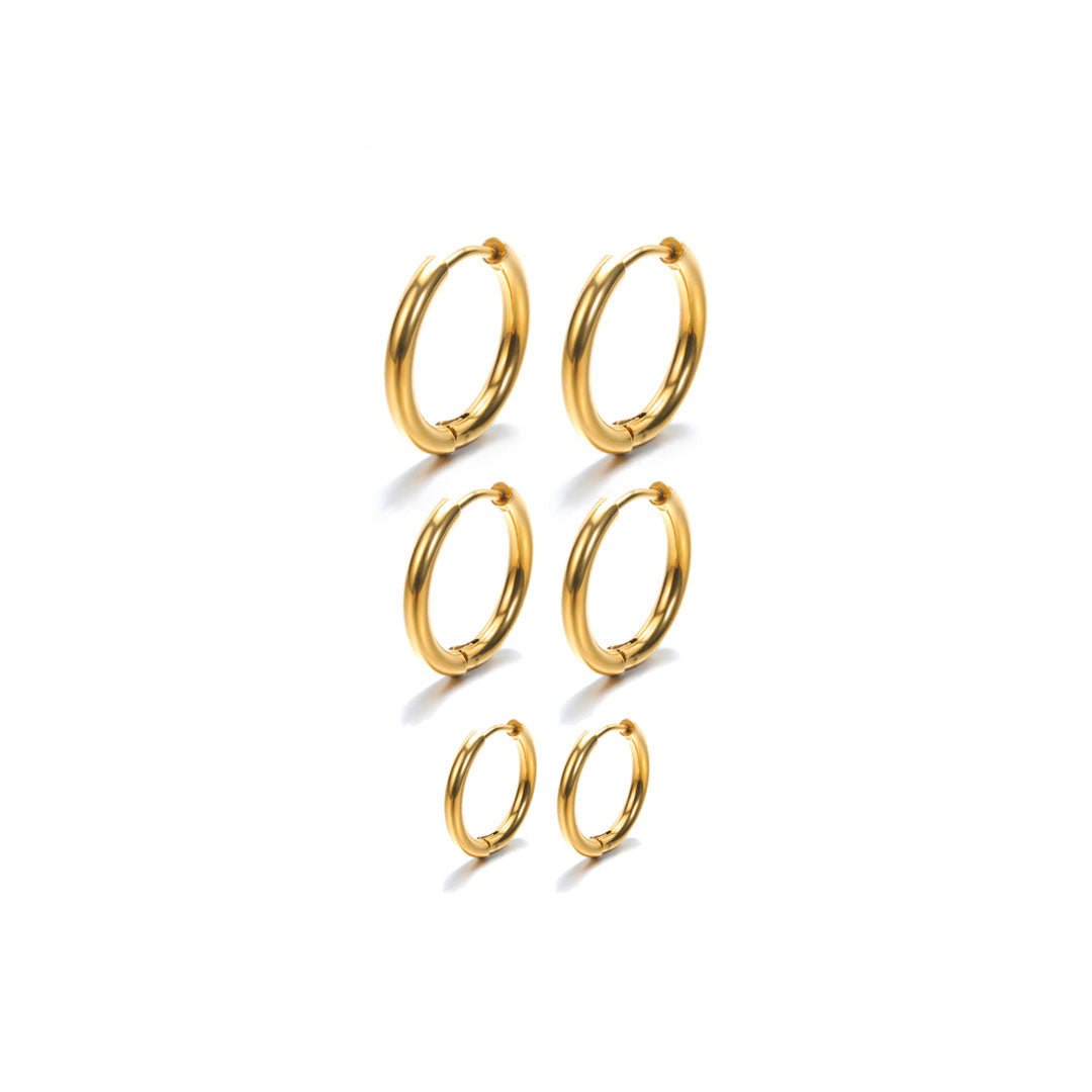 Hoop Earrings [3-Pack]