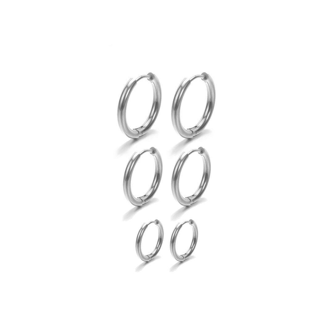 Hoop Earrings [3-Pack]